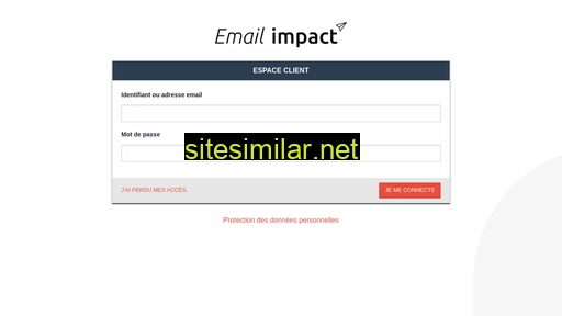 Email-impact similar sites