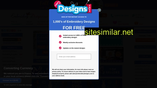 embroiderydesigns.com alternative sites