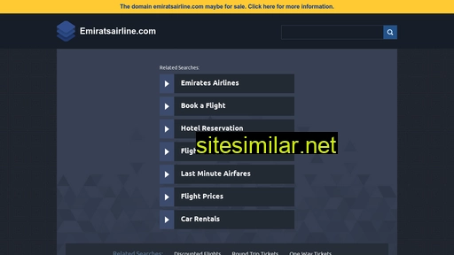 emiratsairline.com alternative sites