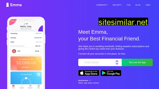 Emma-app similar sites