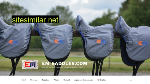 Em-saddles similar sites