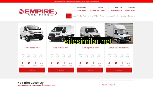 empirevanhire.com alternative sites