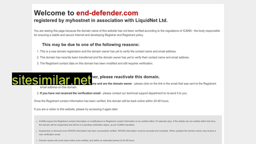 end-defender.com alternative sites