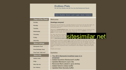 endlessplate.com alternative sites