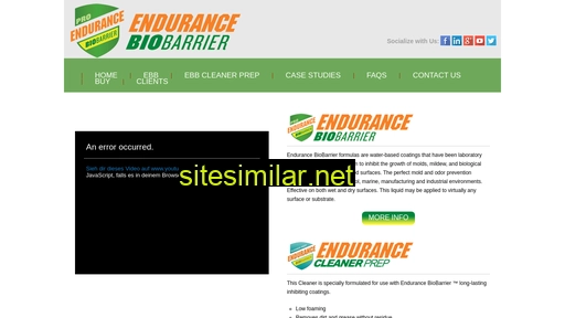 endurancebiobarrier.com alternative sites