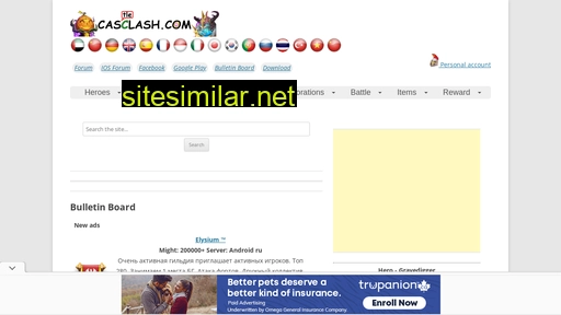 en.casclash.com alternative sites