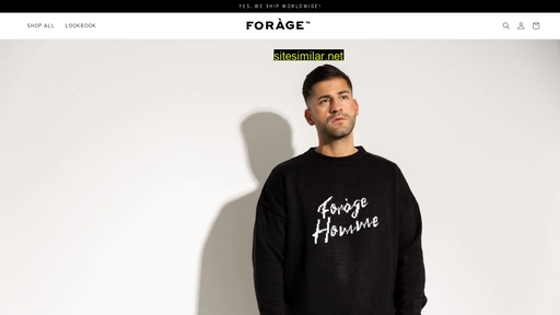en.forage-clothing.com alternative sites