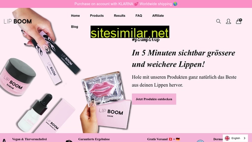 en.lipboom.com alternative sites