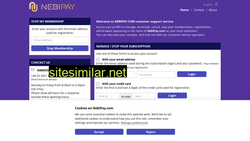 en.nebipay.com alternative sites