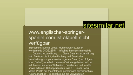 englischer-springer-spaniel.com alternative sites