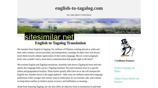 english-to-tagalog.com alternative sites
