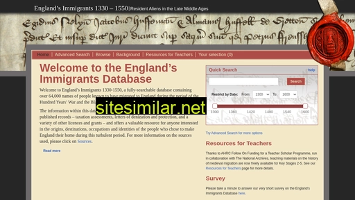 Englandsimmigrants similar sites