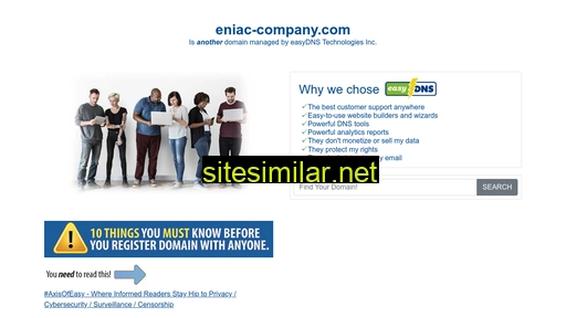 eniac-company.com alternative sites