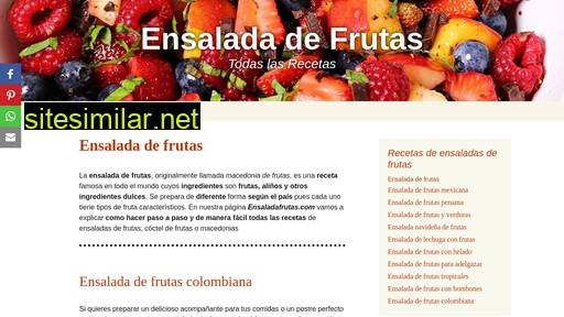 ensaladafrutas.com alternative sites