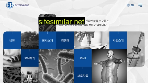 Enterobiome similar sites