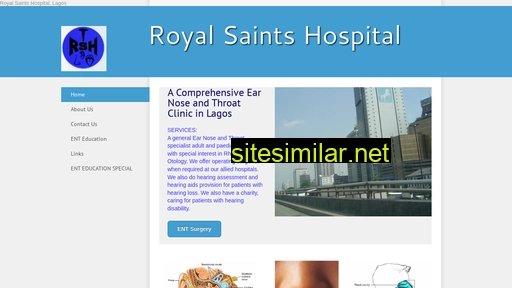 Ent-royalsaintshospital similar sites