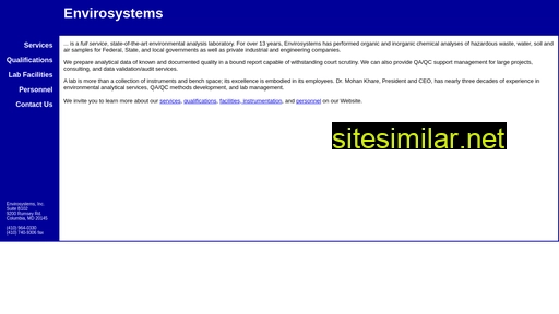 envsystems.com alternative sites