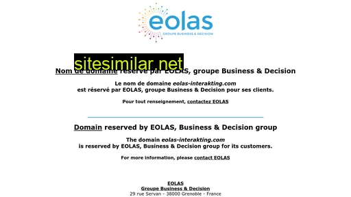 Eolas-interakting similar sites