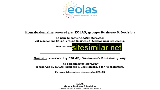 Eolas-store similar sites