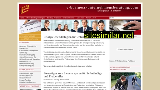 E-business-unternehmensberatung similar sites