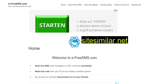 e-freesms.com alternative sites