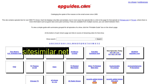 epguides.com alternative sites