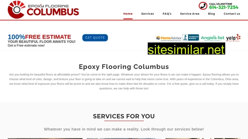 epoxyflooringcolumbus.com alternative sites