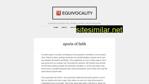 equivocality.com alternative sites