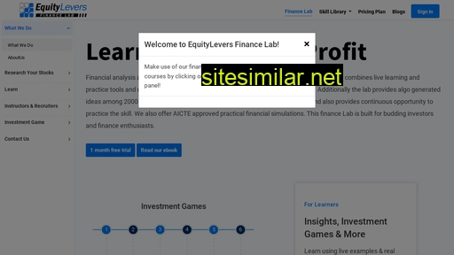 equitylevers.com alternative sites