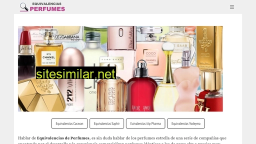 Equivalenciasperfumes similar sites