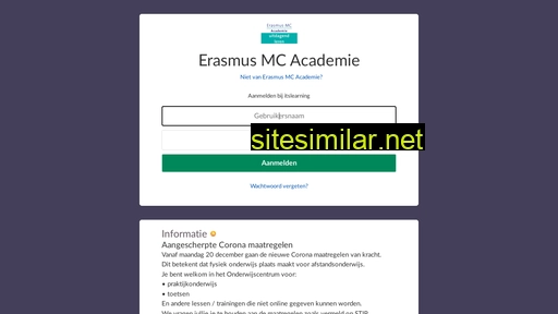 erasmusmc.itslearning.com alternative sites