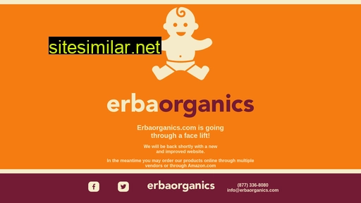 erbaorganics.com alternative sites