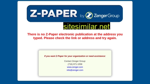 error.z-paper.com alternative sites