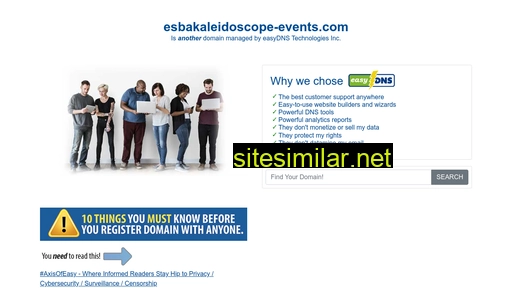 esbakaleidoscope-events.com alternative sites