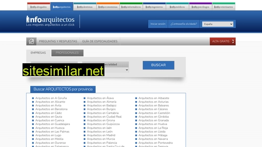 es.infoarquitectos.com alternative sites