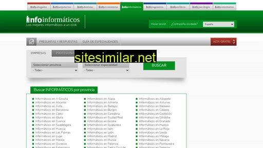 es.infoinformaticos.com alternative sites