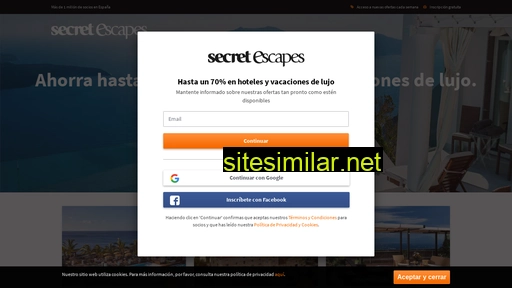 es.secretescapes.com alternative sites