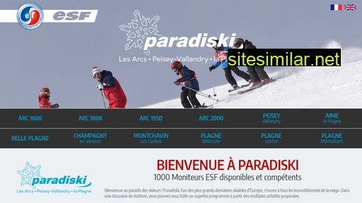 esf-paradiski.com alternative sites