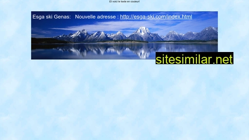 esga-ski.com alternative sites