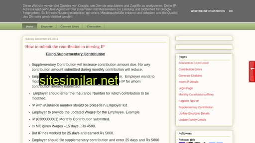 Esic-employerportal similar sites