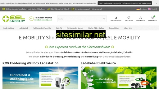 esl-emobility.com alternative sites