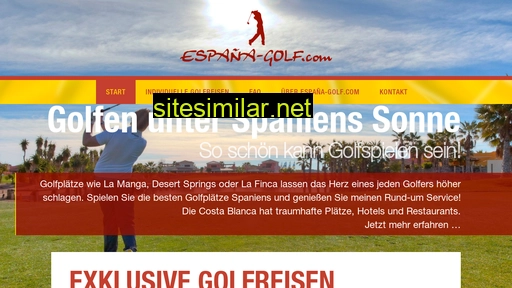 espana-golf.com alternative sites