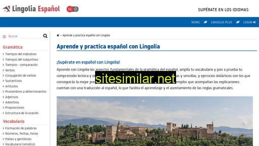 espanol.lingolia.com alternative sites
