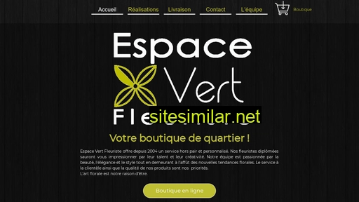 Espacevertfleuriste similar sites