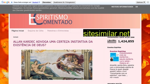 espiritismocomentado.blogspot.com alternative sites