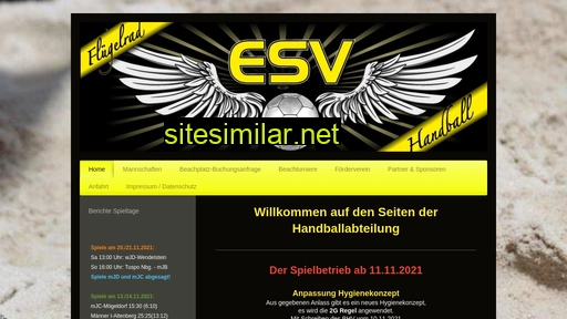 esv-fluegelrad-handball.com alternative sites