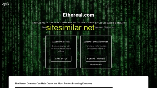ethereal.com alternative sites