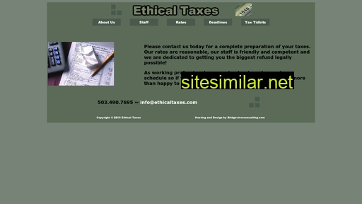 Ethicaltaxes similar sites