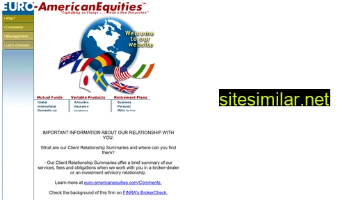 euro-americanequities.com alternative sites