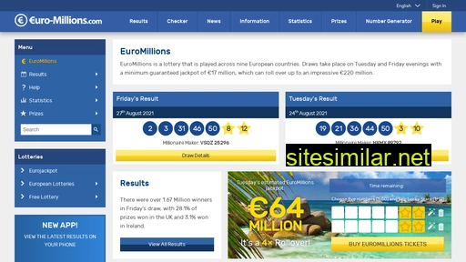 euro-millions.com alternative sites